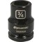 Dynamic 3/4" Drive Standard Socket, Black Phosphate, Tools 3/4" Drive 6 Point SAE, 3/4" Standard Length D020324 - alternate 1